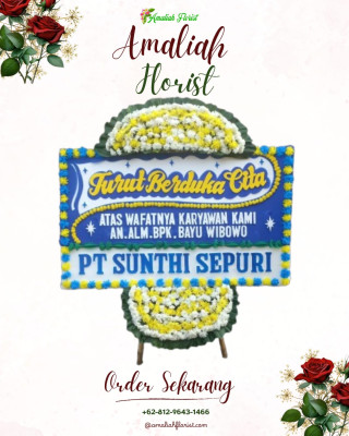 Papan Bunga Duka di Paser Belengkong
