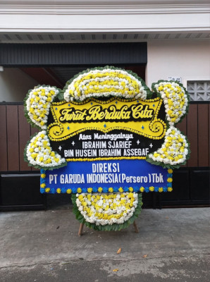 Papan Bunga Duka di Paser Belengkong