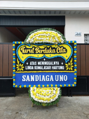 Papan Bunga Duka di Paser Belengkong